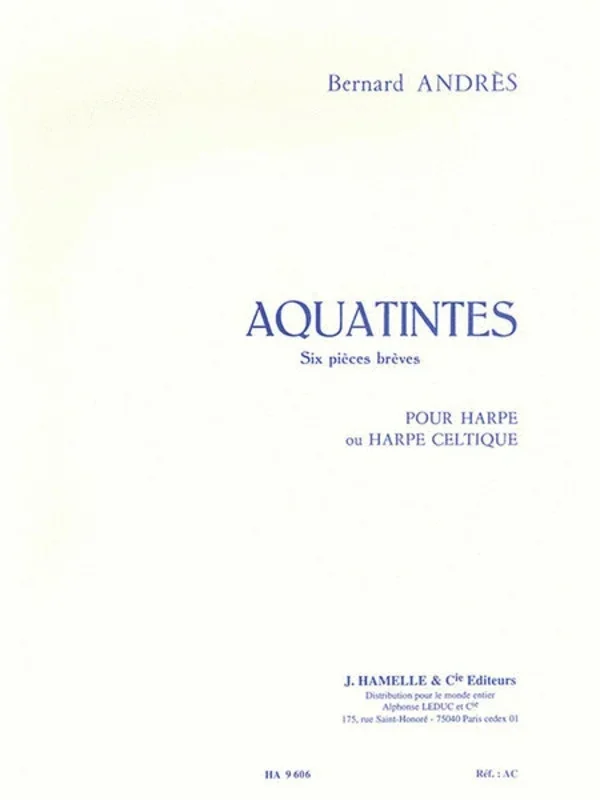Aquatintes For Harp Book