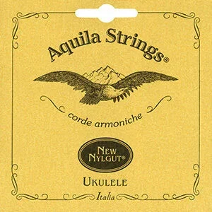 Aquila New Nylgut High-G Baritone Ukulele String Set – Synthetic Gut, Better Sound, Stable Intonation