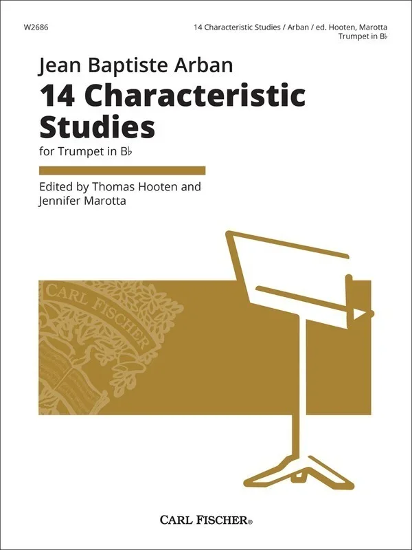 Arban – 14 Characteristic Studies Trumpet (Softcover Book)
