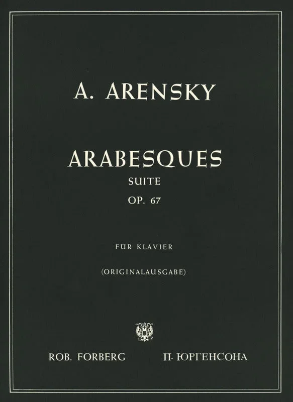 Arensky: Arabesques, Op. 67