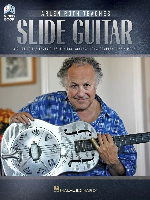 Arlen Roth Teaches Slide Guitar Book/Olv (Softcover Book/Online Video)