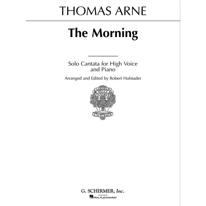 Arne, Thomas Augustine – Morning (Solo Cantata)