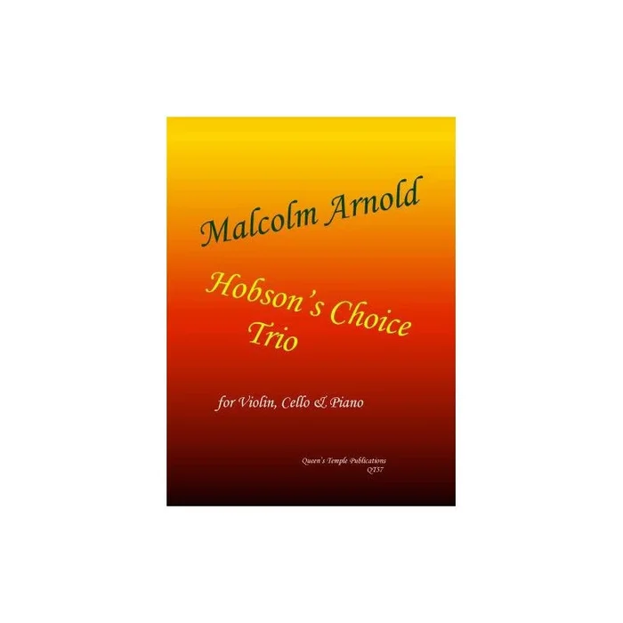 Arnold, Malcolm – Hobson’s Choice Trio