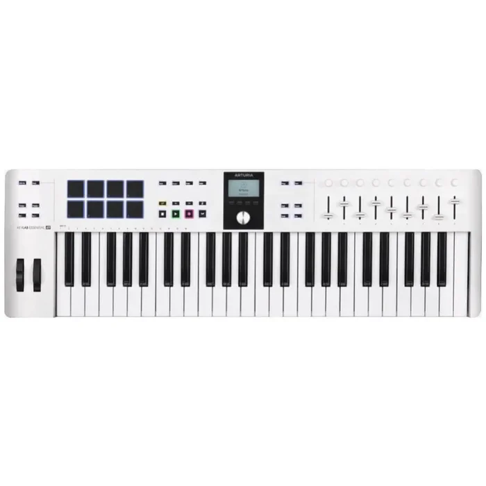 Arturia KeyLab Essential Mk3 49-Key Universal MIDI Controller – White