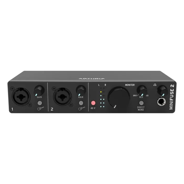 Arturia MiniFuse 2 USB-C Audio Interface – Black
