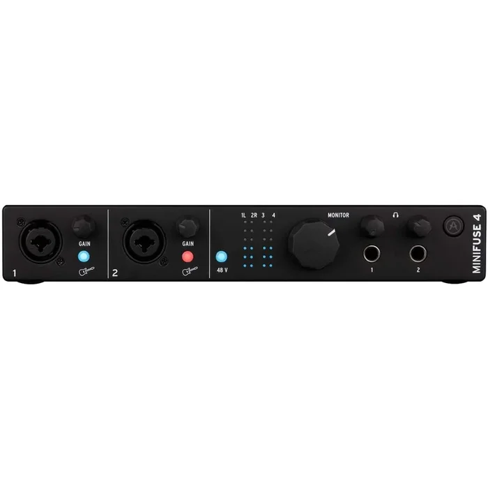 Arturia MiniFuse 4 4in/4out Audio MIDI Interface – Black