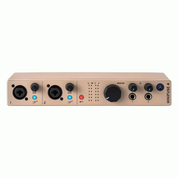 Arturia MiniFuse 4 USB Audio Interface – Limited Edition Champagne