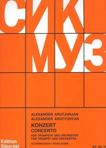 Arutiunian : Concerto: Trumpet And Piano (Sikorski)
