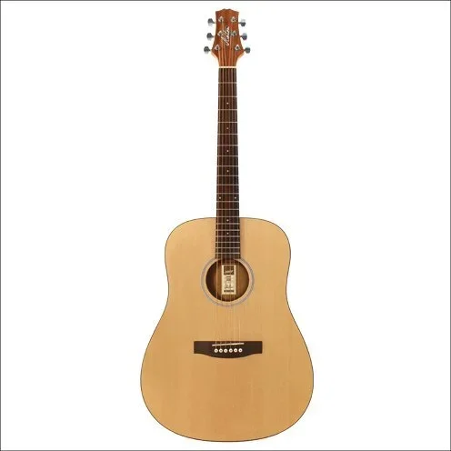 Ashton Dreadnought Size Guitar Spr-T Nat Matt Bwd-B/S