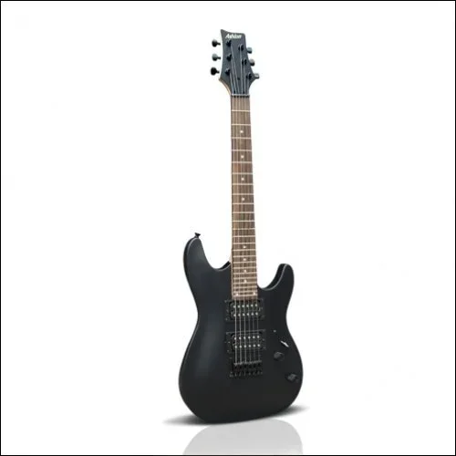 Ashton Mini Size Electric Guitar Black Joey Backstage