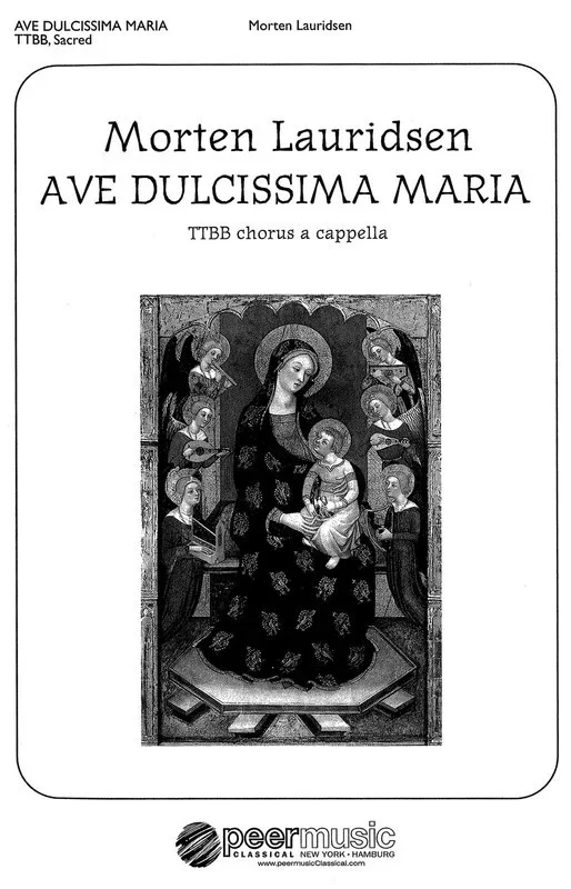 Ave Dulcissima Maria TTBB A Cappella (Octavo)