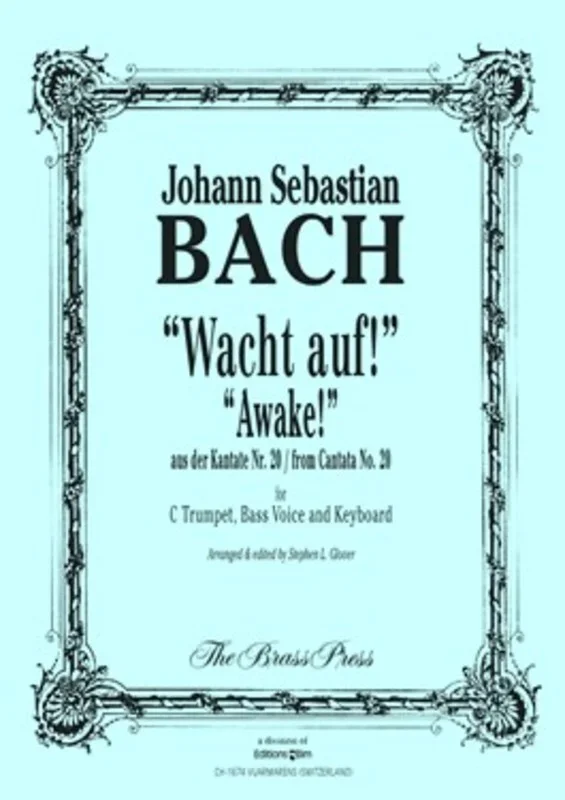 Awake For Trumpet Bass Voice And Keyboard Book
