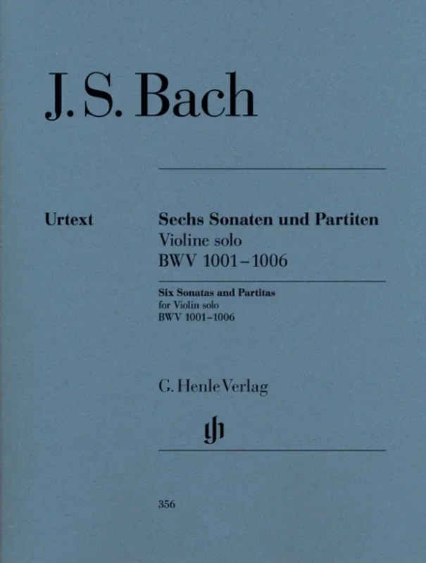 Bach – 6 Sonatas And Partitas Bwv 1001-1006 Violin (Softcover Book)