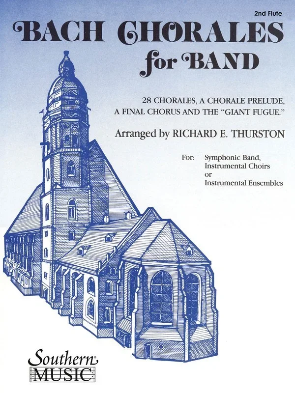Bach Chorales For Band 2nd Flute Book