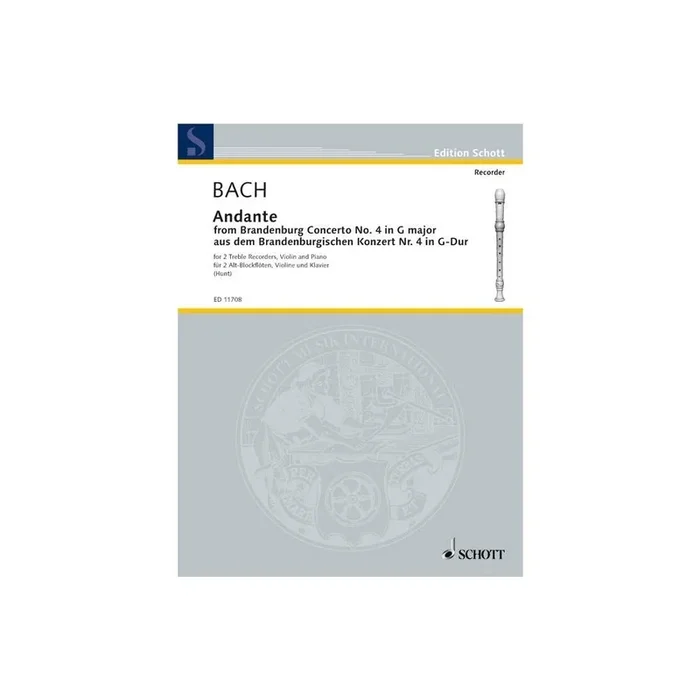 Bach, J.S – Andante BWV 1049