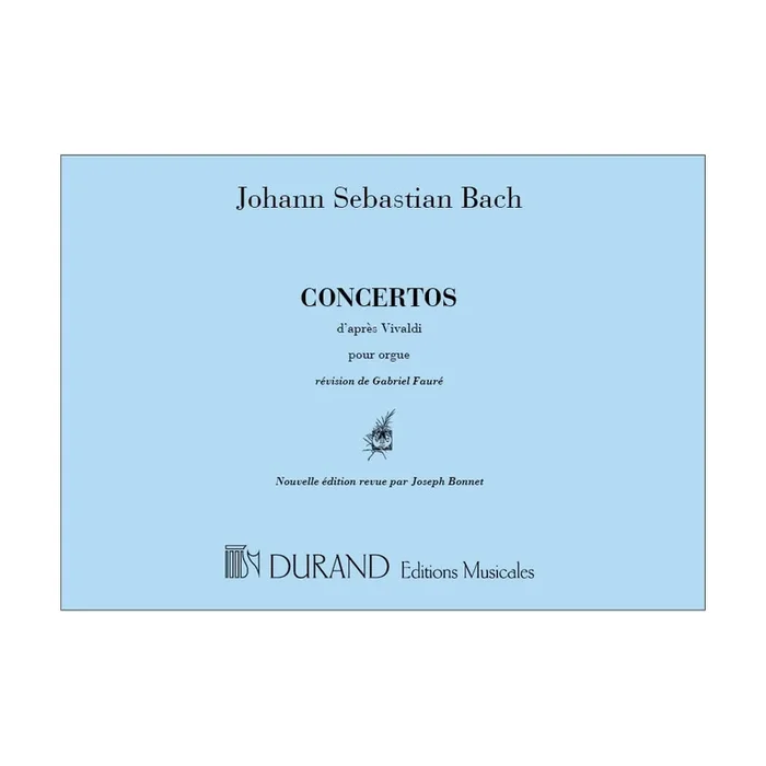Bach, J.S – Concertos D’Apres Vivaldi Orgue