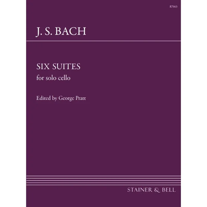 Bach, J S – Six Suites for Unaccompanied Cello (Such, revised Pratt)