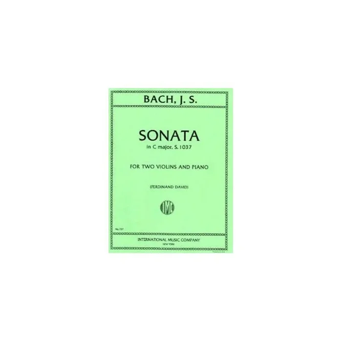 Bach, J.S – Sonata C major BWV1037