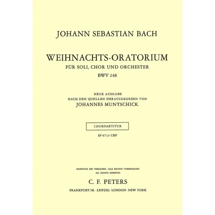 Bach, J.S – Weihnachts-Oratorium Bwv 248