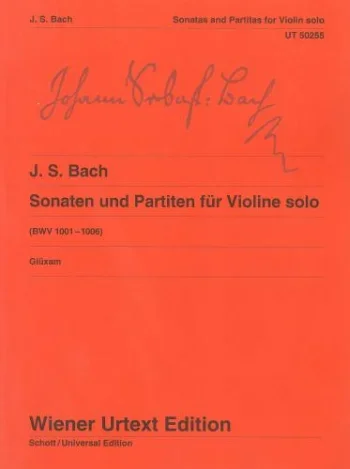 Bach J. S. : Sonatas and Partitas For Violin Solo: Bwv1001-1006 (Wiener Urtext)