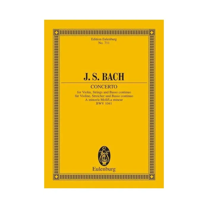 Bach, Johann Sebastian – Concerto A minor BWV 1041