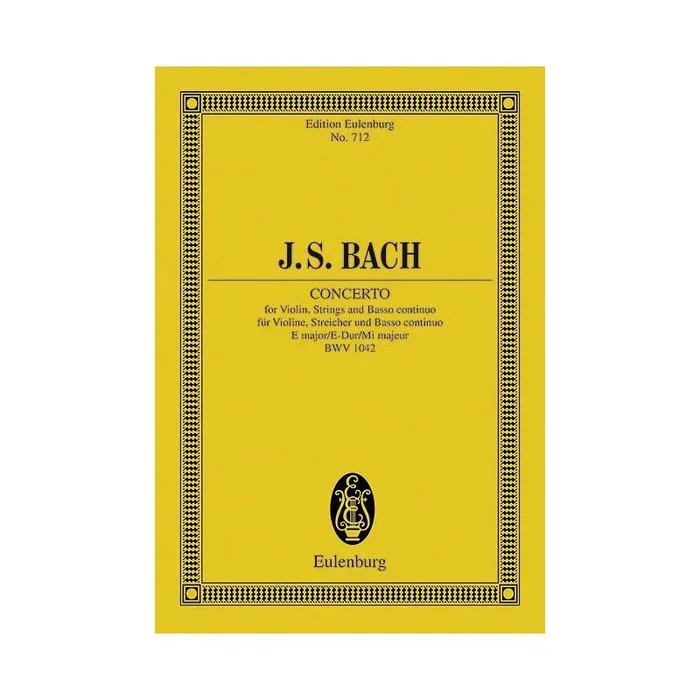 Bach, Johann Sebastian – Concerto E major BWV 1042