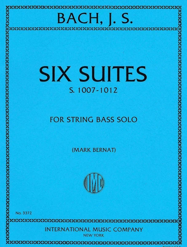 Bach: Six Suites, S. 1007-1012 for String Bass Solo