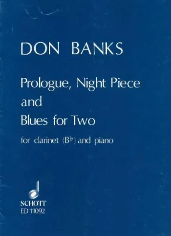 Banks : Prologue Blues For Two: Clarinet & Piano