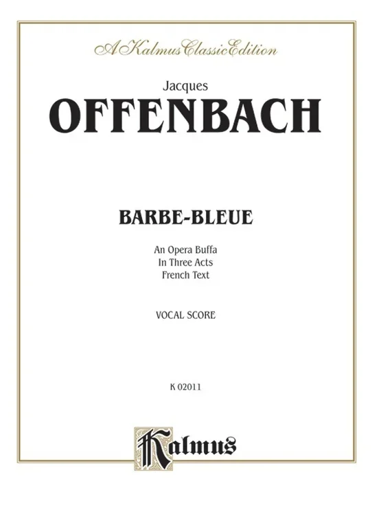 Barbe Bleue Vocal Sc