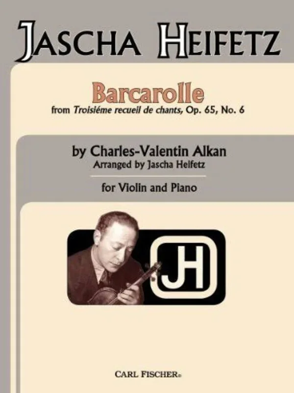 Barcarolle Op 65 Ed Heifetz Violin/Piano (Softcover Book)