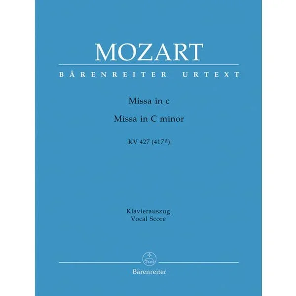 Bärenreiter Mozart Missa c-moll