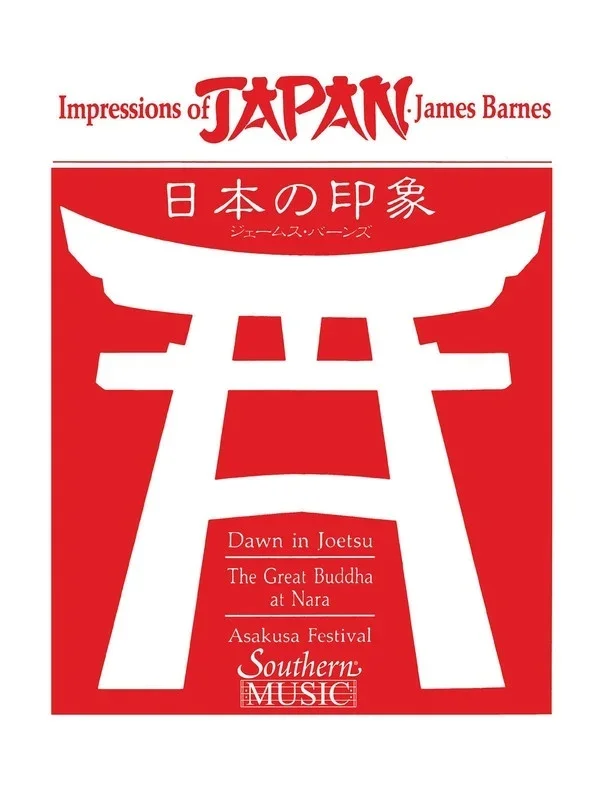 Barnes – Impressions Of Japan Concert Band 5 Score/Parts (Pod) (Music Score/Parts)