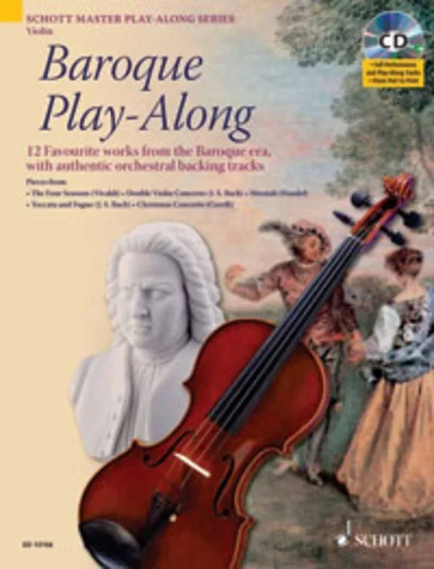 Baroque Play Along Violin Softcover Book/CD
