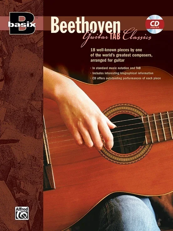Basix Beethoven Guitar Classics Book/CD
