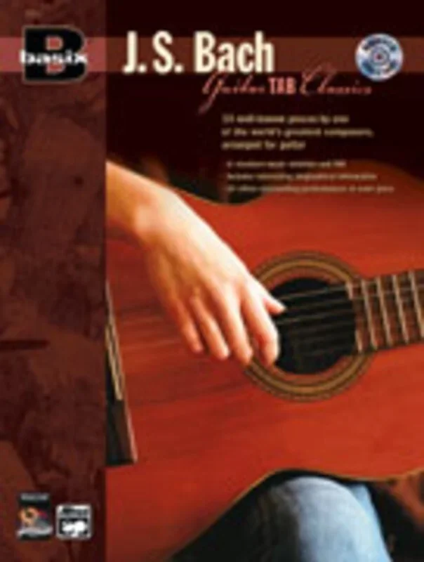 Basix Guitar TAB Classics J S Bach Book/CD Book