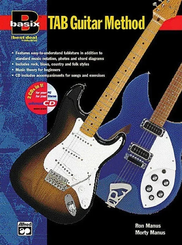 Basix TAB Guitar Method Book 1 Book/ECD (Softcover Book/CD)