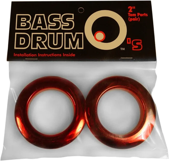 Bass Drum O’s Bass Drum Port”O” 2 Inches Red