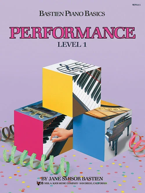 Bastien Piano Basics, Performance, Level 1