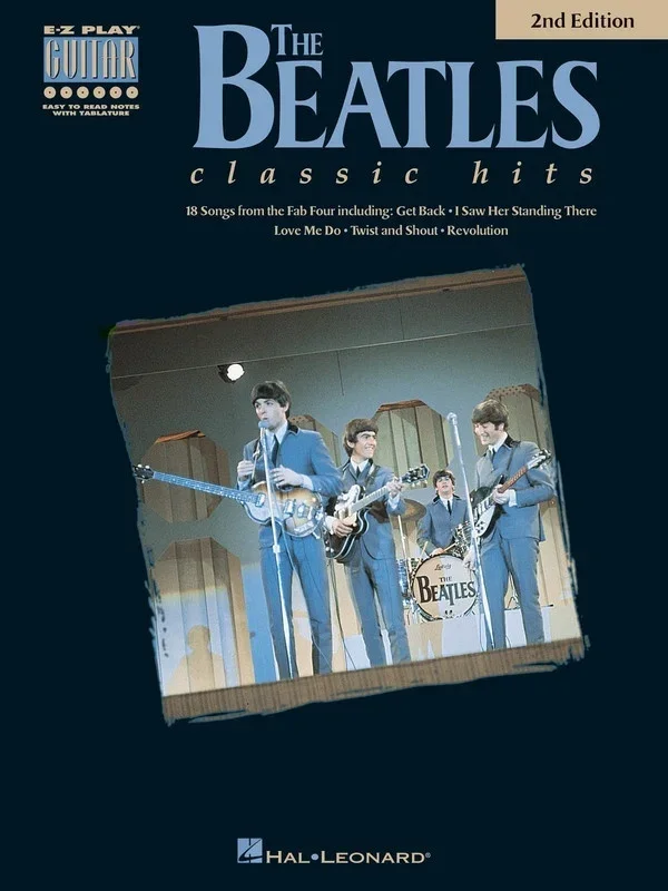 Beatles Classic Hits EZ Play Guitar 2nd Edition (Softcover Book)