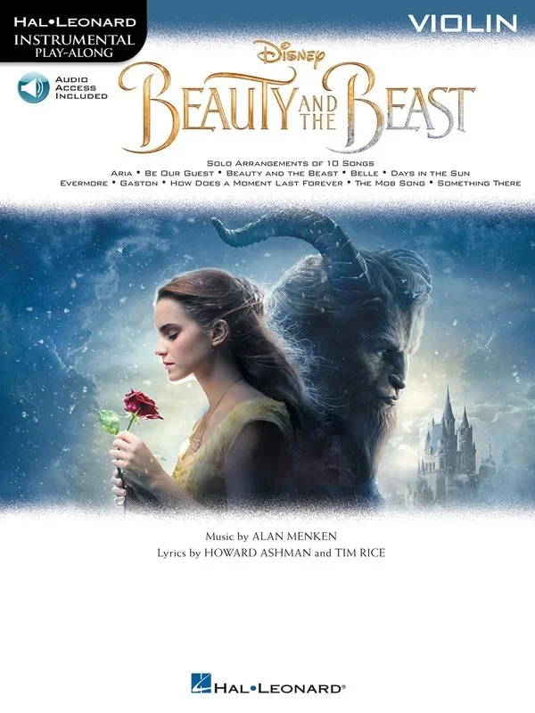 Beauty And The Beast For Violin Book/Online Audio