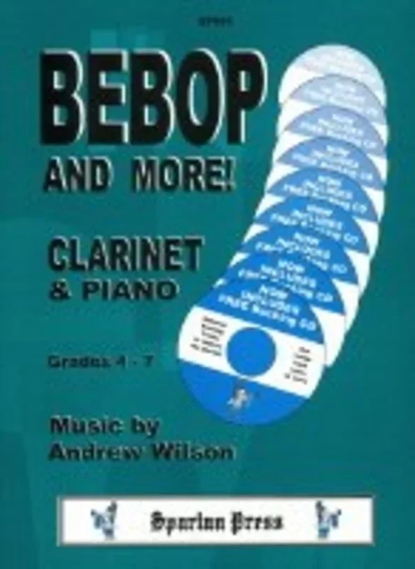 Bebop And More Book/CD clarinet/Piano Gr 4 – 7 (Softcover Book)