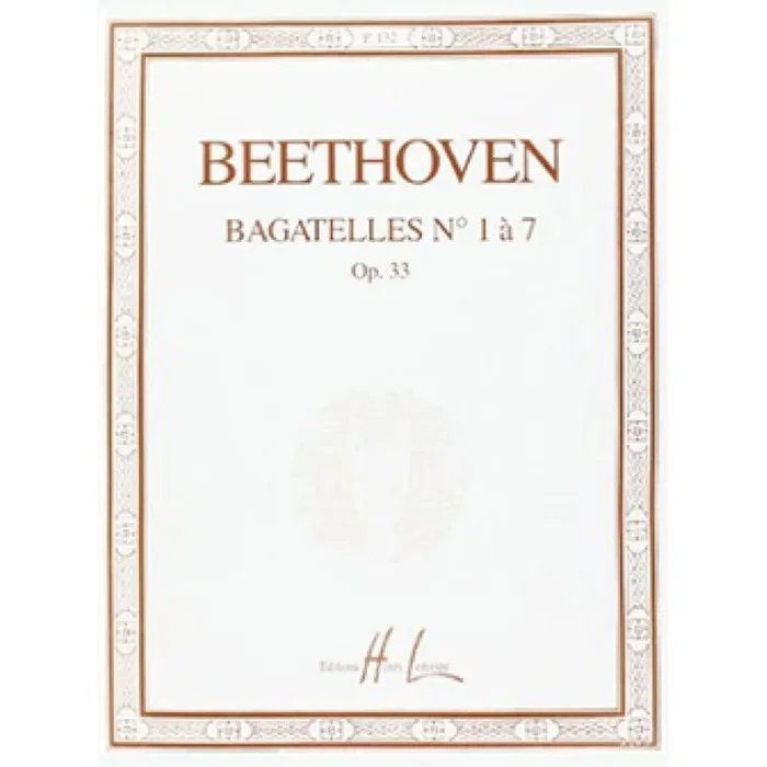 Beethoven, Ludwig van – Bagatelles (7) Op.33