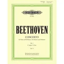 Beethoven : Piano Concerto No.1 In C Major, Op.15: Piano, 4 Hands (2) (Peters)