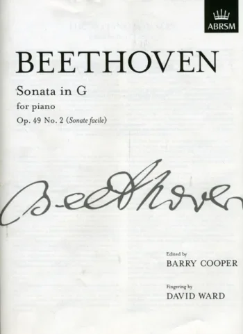 Beethoven : Piano Sonata G Major Op.49/2: Piano (ABRSM)
