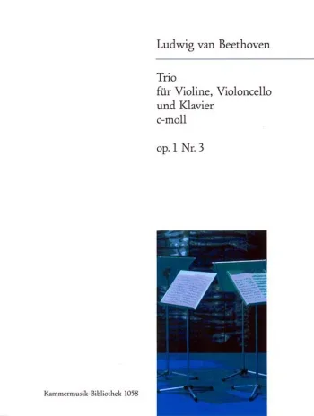 Beethoven : Trio And Piano C Minor Op.1-3: String: Score And Parts