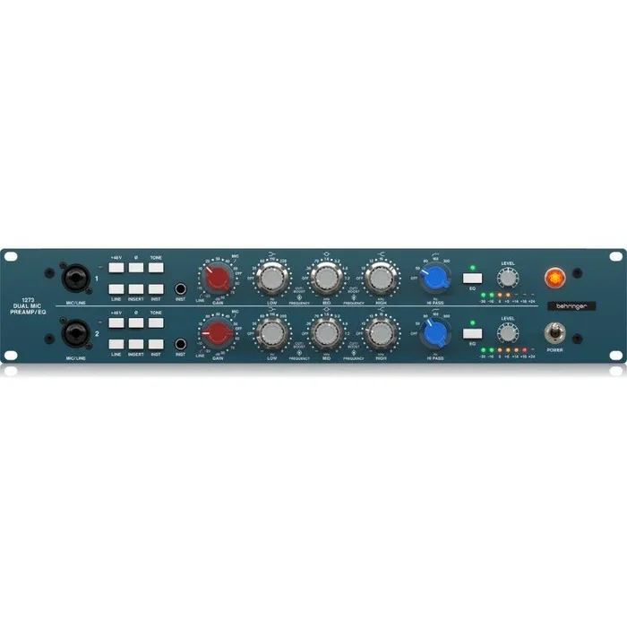 Behringer 1273 2-Channel Mic Preamp with 3-Band EQ and Midas Transformers