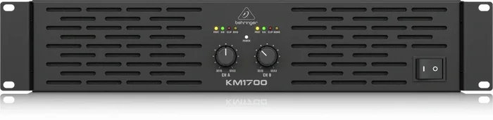 Behringer KM1700 Stereo Power Amplifier w/ ATR (1700w)