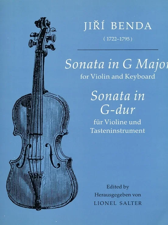 Benda:Sonata In G (Violin/Piano)