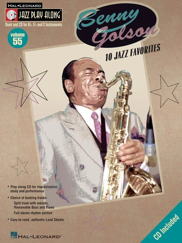 Benny Golson Jazz Play Along Book/CD V55 (Softcover Book/CD)