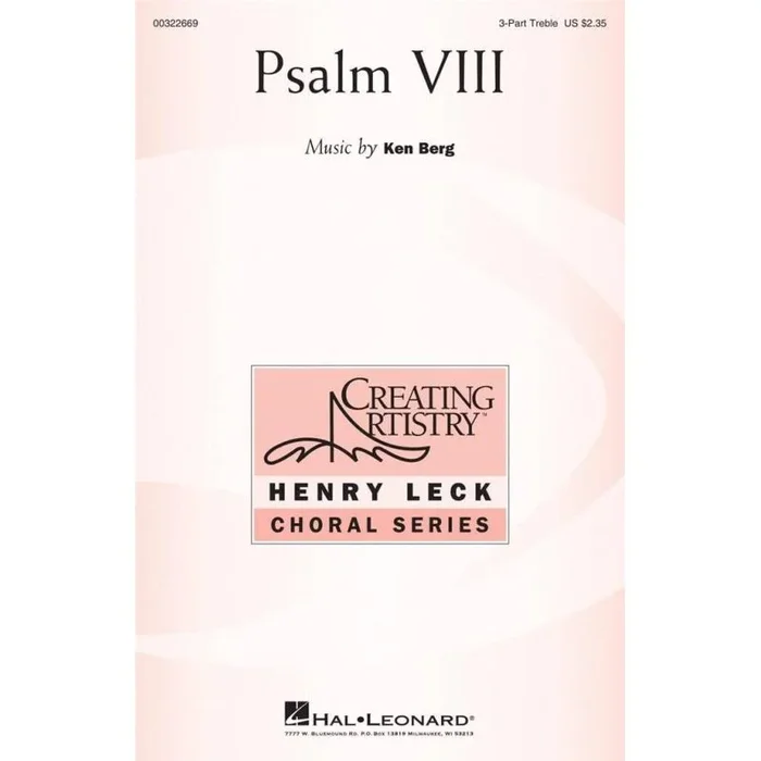Berg, Ken – Psalm VIII
